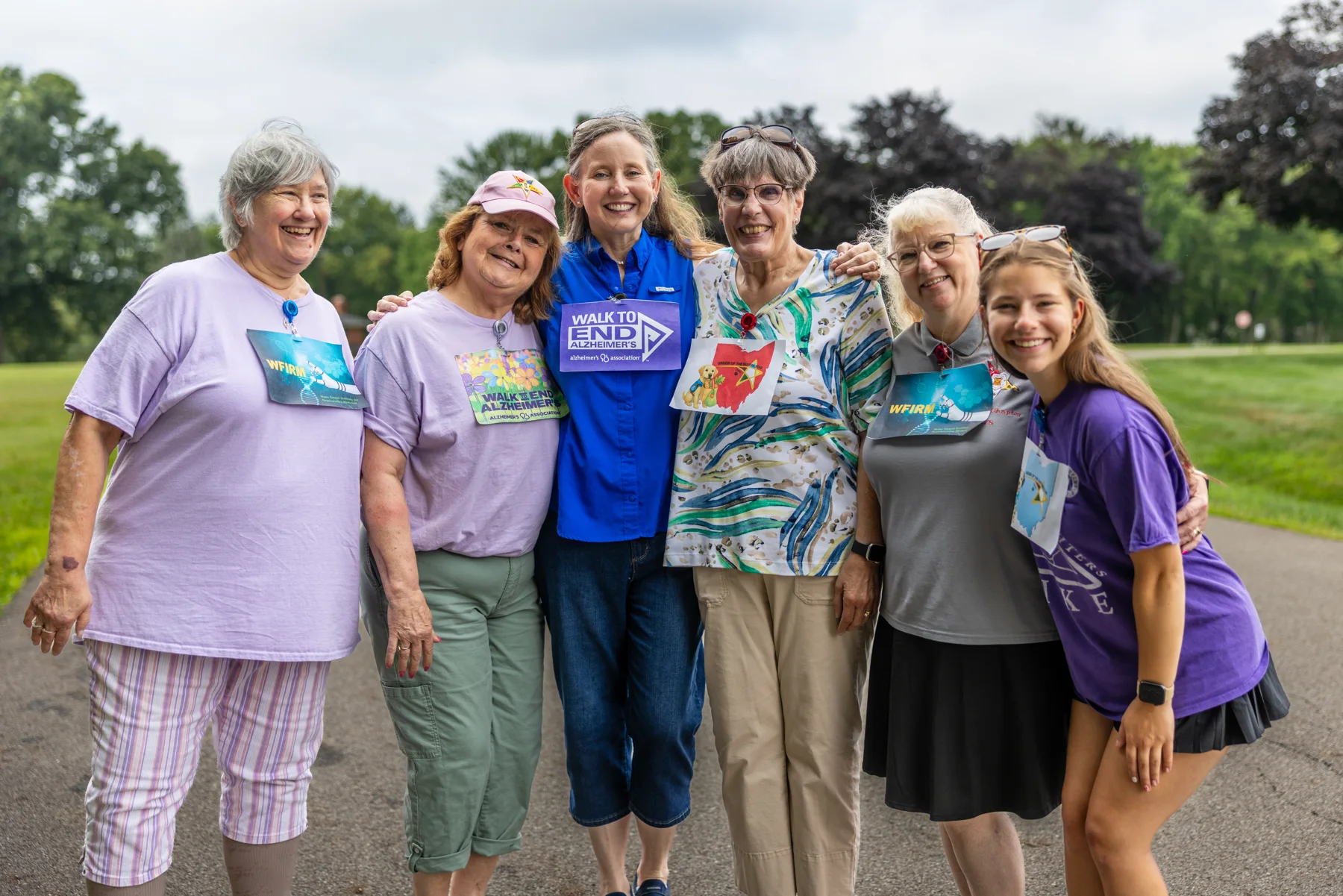 Ohio Eastern Star members sharing a day of friendship outdoors